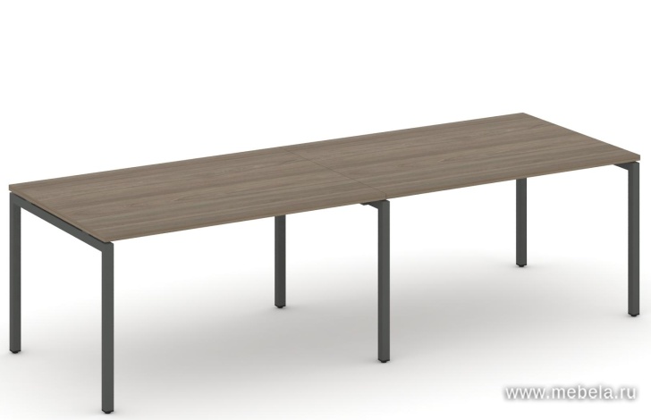 Стол переговорный на П-образных опорах 40х40