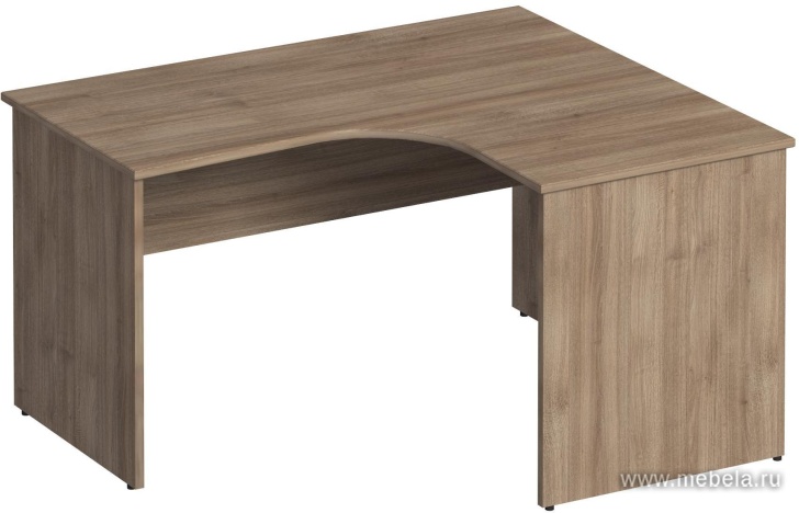 Стол эргономичный правый, с анатомической столешницей под правую руку