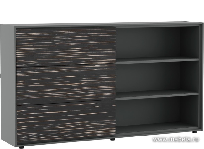 Офисный шкаф со слайд-дверью