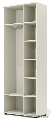 Гардероб с выдвижной штангой (каркас беж)