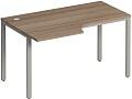 Стол эргономичный левый на металлокаркасе