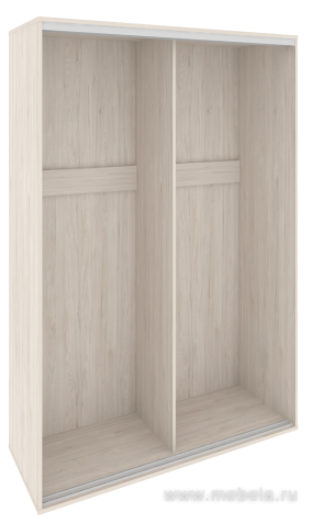 Высокий корпус шкафа-купе + трэк (2-х секционный)
