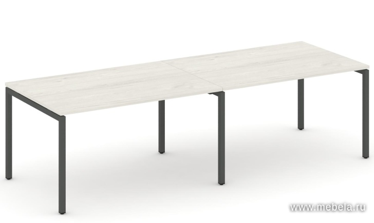 Стол переговорный на П-образных опорах 40х40