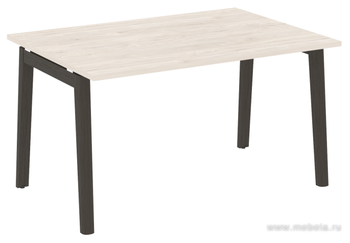 Стол переговорный, опоры - массив дерева