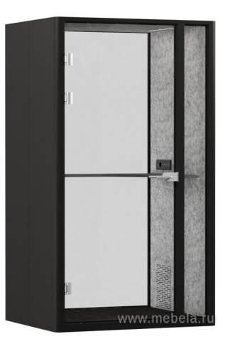 Одноместная акустическая кабина (задняя стенка стекло)         