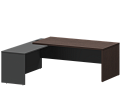 Стол руководителя с приставкой (левый)