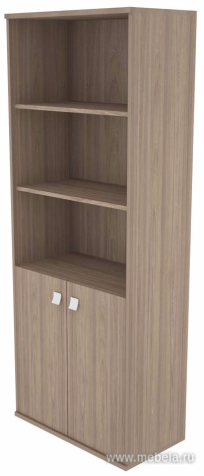 Офисный шкаф высокий для документов полуоткрытый Style