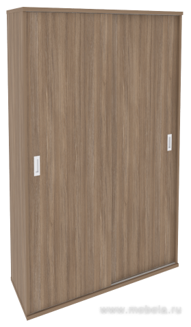 Офисный шкаф-купе с полками