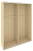 Высокий корпус шкафа-купе + трэк (2-х секционный)