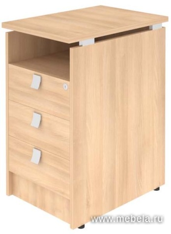 Тумба приставная (с замком)