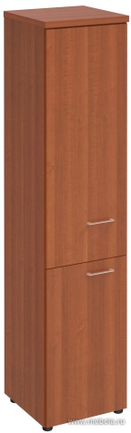 Офисный шкаф для документов узкий закрытый