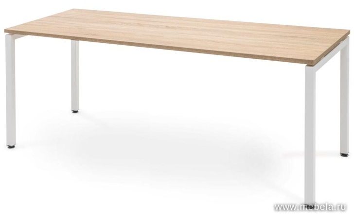 Стол прямой на П-образном металлокаркасе