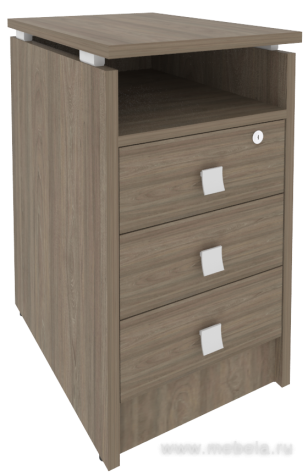 Тумба приставная (с замком)