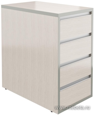 Тумба приставная с центральным замком