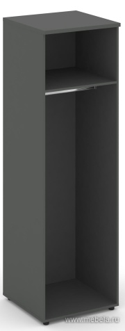 Гардероб узкий глубокий универсальный, задняя стенка ЛДСП