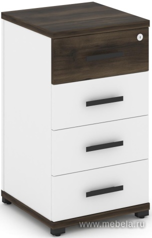 Тумба опорная/приставная 4 ящика.