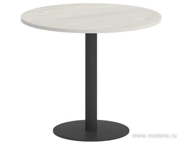Стол круглый на металлической опоре