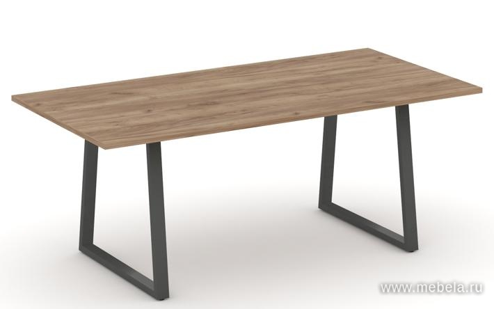 Стол переговорный на металлокаркасе