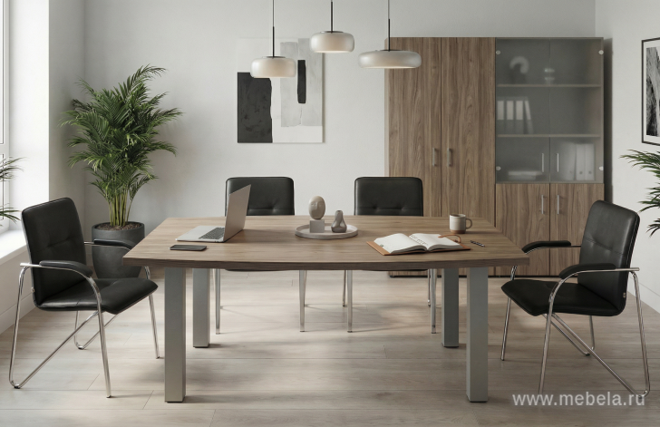 Офисный шкаф узкий полуоткрытый Л/ПР