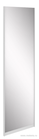 Дверь зеркало низкая