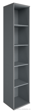 Стеллаж для документов высокий, узкий