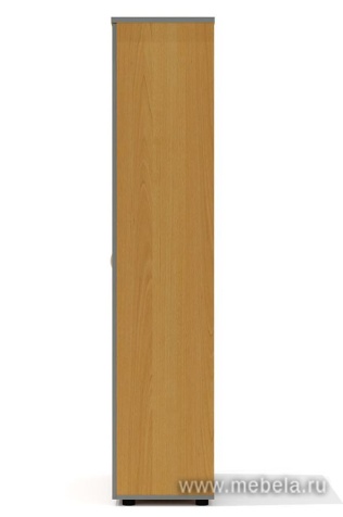 Офисный шкаф закрытый, высокий с полками