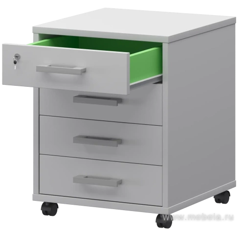 Тумба подкатная 4 ящ. с замком