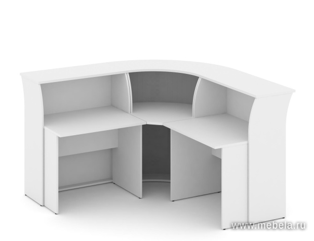 Стойка ресепшн угловая ХДФ (без полки)