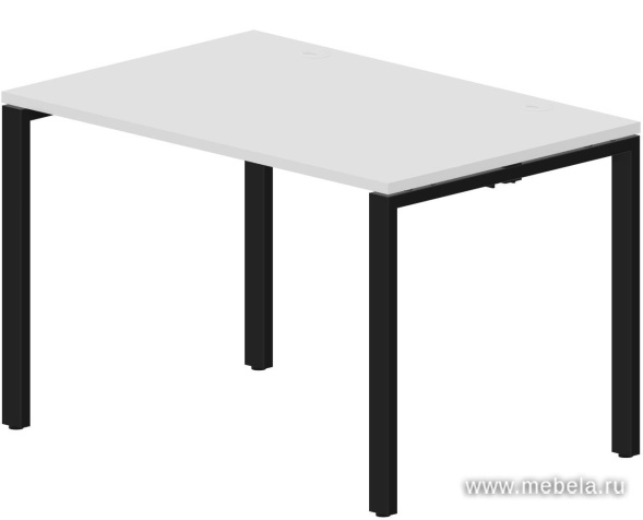 Стол письменный (2 громмета) на П-образном металлокаркасе Strikeа)