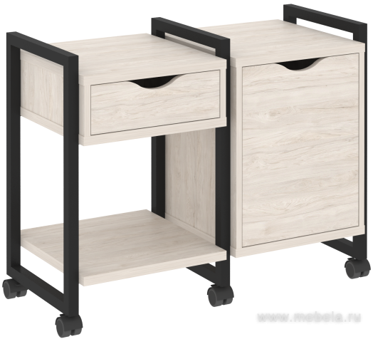 Тумба на колесных опорах наборная