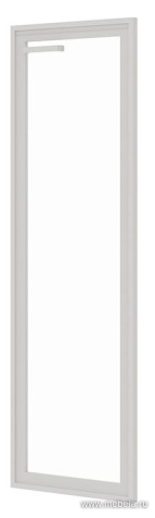 Дверь стеклянная в МДФ, средняя