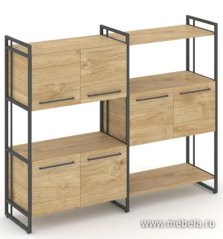 Шкаф офисный широкий комбинированый