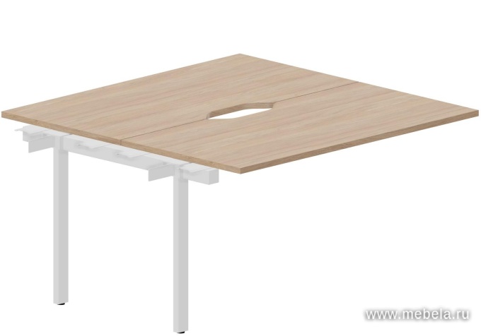 Приставной элемент составного стола (2 эргономичных выреза)