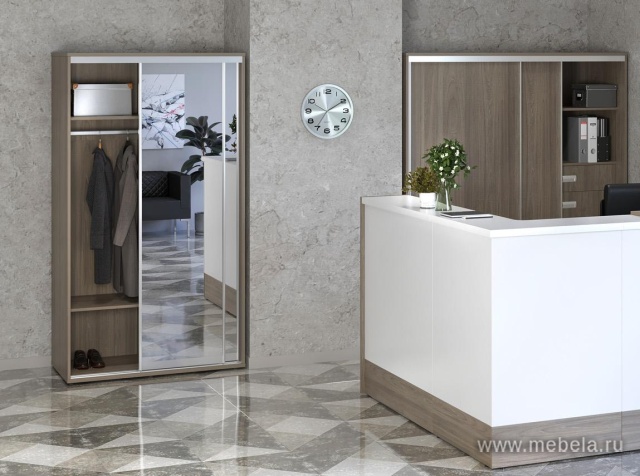 Дверь низкая для шкафа-купе ЛДСП