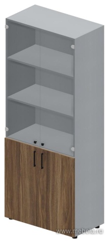 Офисный шкаф для документов (тонированное стекло)