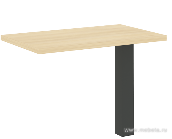 Брифинг-приставка с опорой к столу руководителя