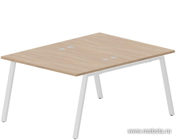 Составной Стол на 2 рабочих места (4 громмета)