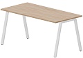 Стол рабочий на металлокаркасе (А-опоры / меламиновый аутлет)