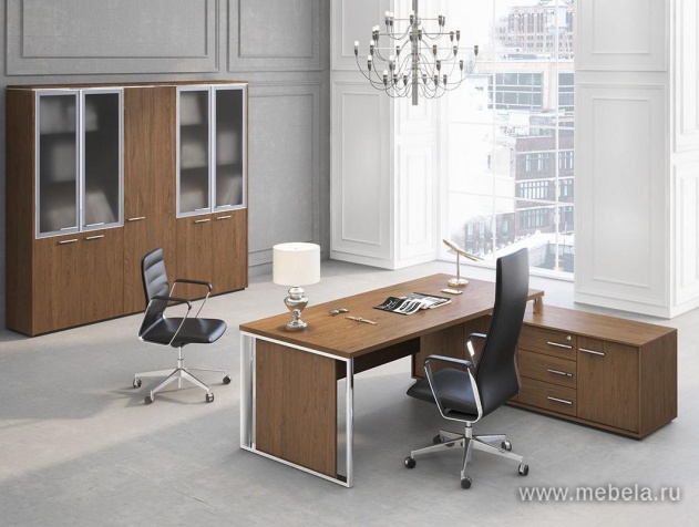 Офисный шкаф комбинированный (для одежды + со стеклом)