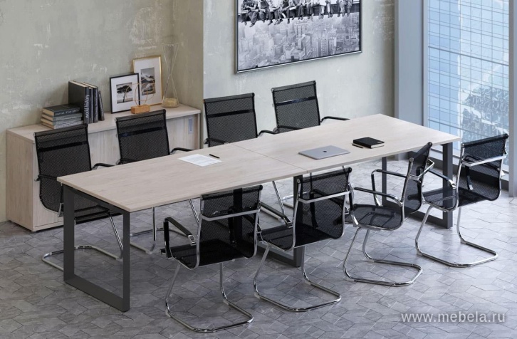 Офисный шкаф высокий широкий (2 средних фасада ЛДСП)