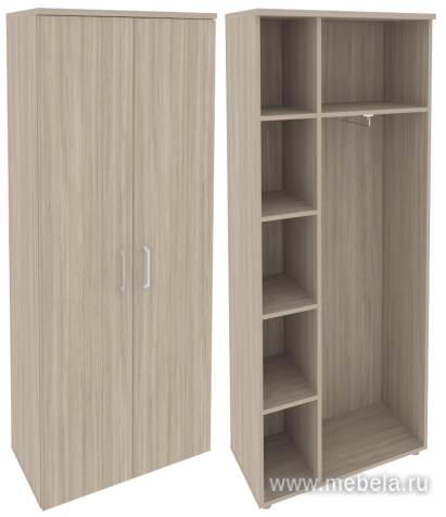 Гардероб комбинированный (выдвижная вешалка)