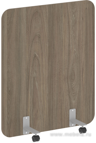 Перегородка напольная ЛДСП на металлических опорах, на роликах