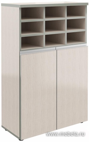 Офисный шкаф средний широкий (с картотекой)