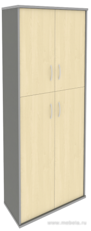 Офисный шкаф 2 секции закрытый