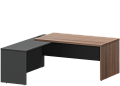 Стол руководителя с приставкой (левый)