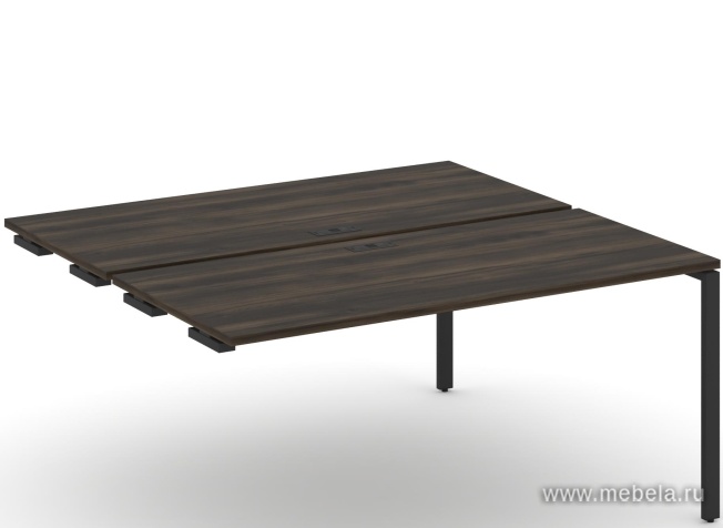 Двойной стол приставка к опорным тумбам/шкафам