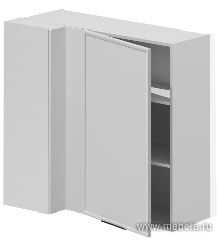 Шкаф кухонный полка угловая, фасады рамочные, МДФ в плёнке.