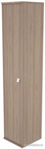Офисный шкаф высокий узкий закрытый