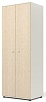 Гардероб с продольной штангой (каркас беж)