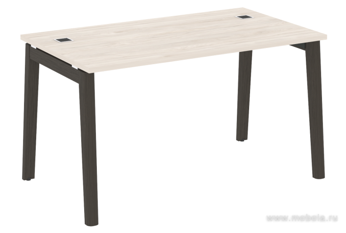 Стол рабочий руководителя, опоры - массив дерева